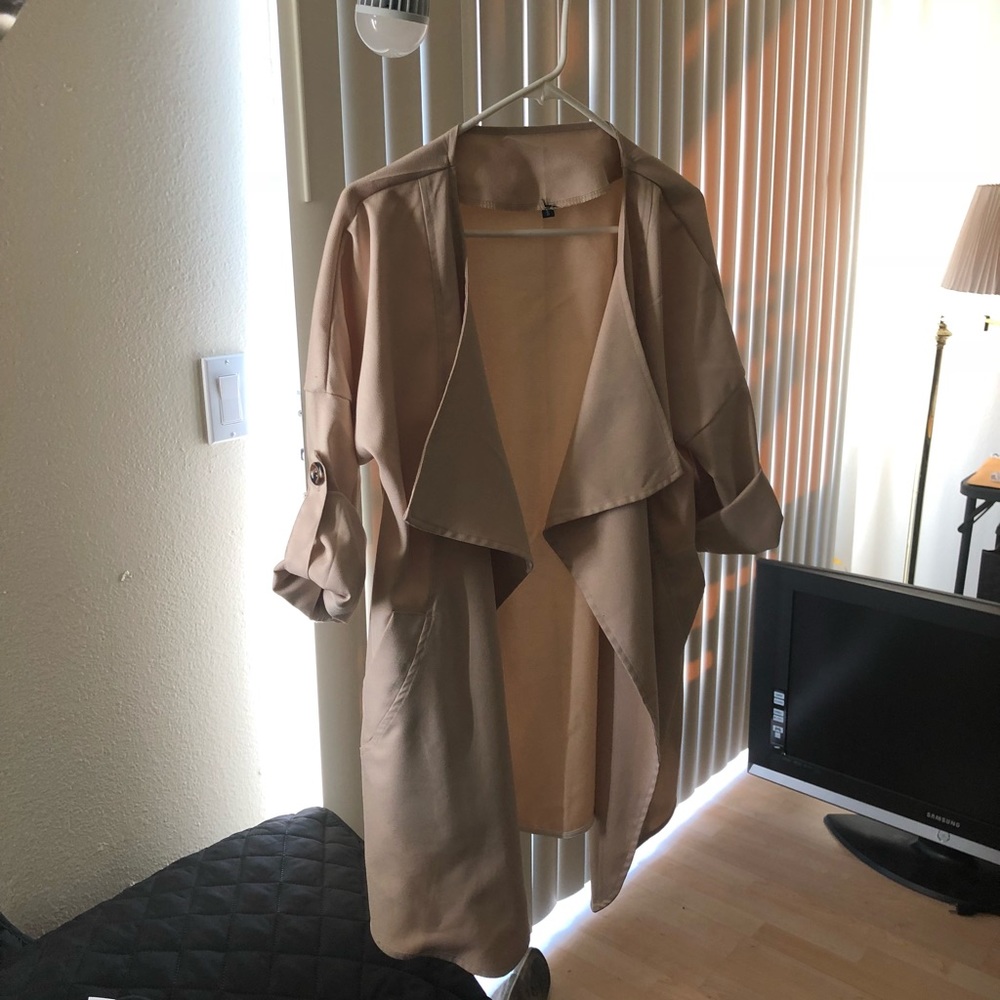 ❌SOLD❌ Cream Beige Coat Cardigan Size S